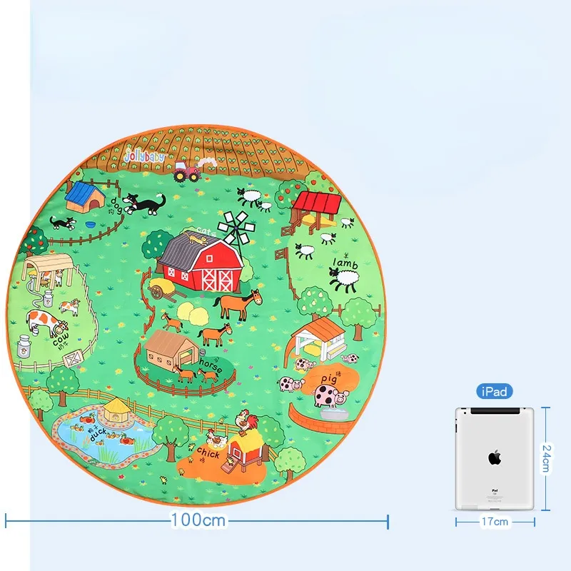 0-1-3 Years Baby Early Education 3D Cloth Book Happy Game Blanket Fun Dolls