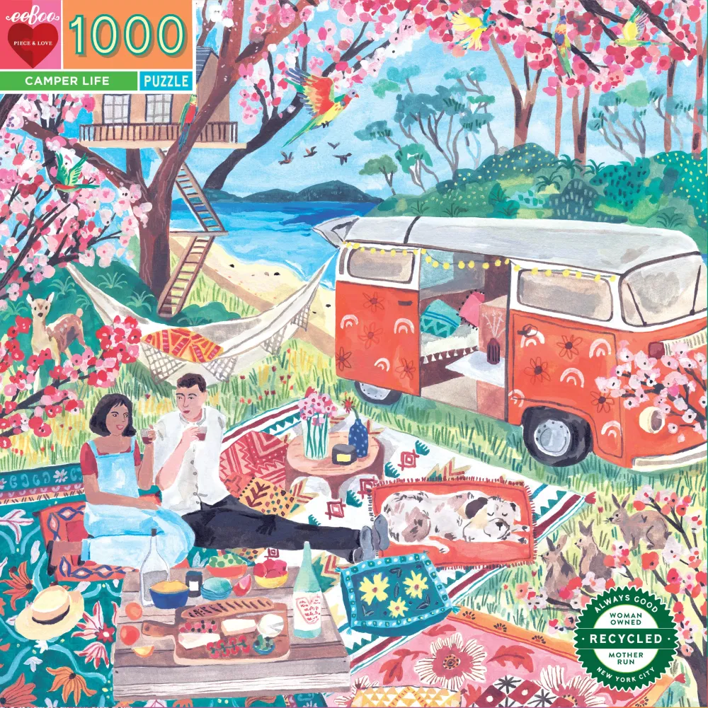 1000 pce Puzzle CAMPER LIFE
