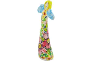 10" Angel Figurine - Wild Peonies