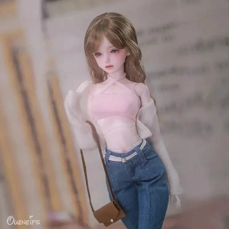 1/4 Luna BJD Doll - Korean Girl Group Model with Movable Joints & Professional Faceup
