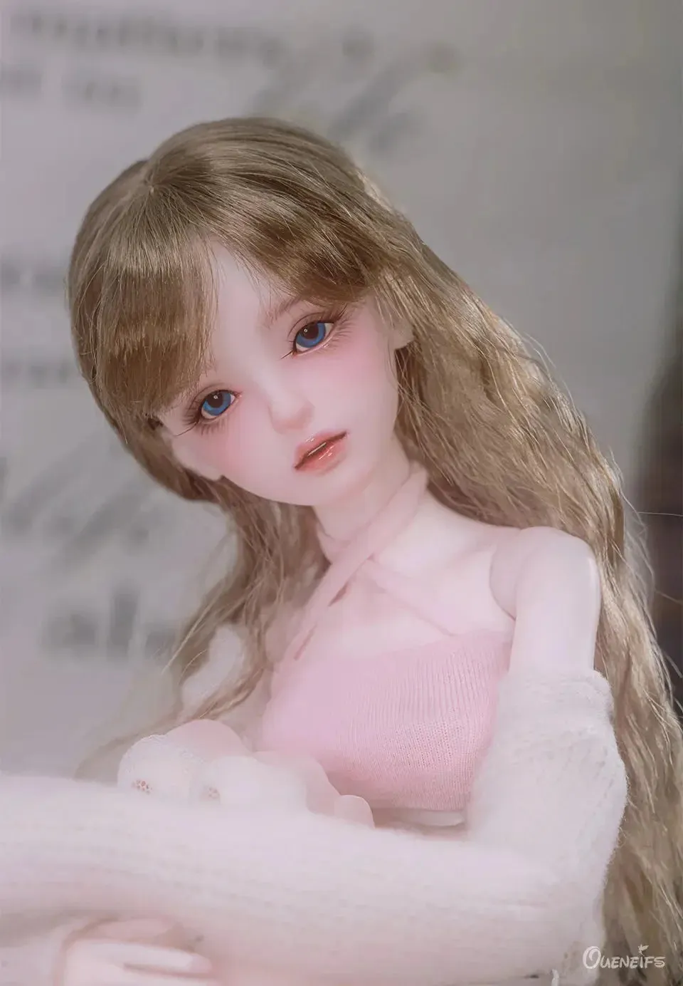 1/4 Luna BJD Doll - Korean Girl Group Model with Movable Joints & Professional Faceup