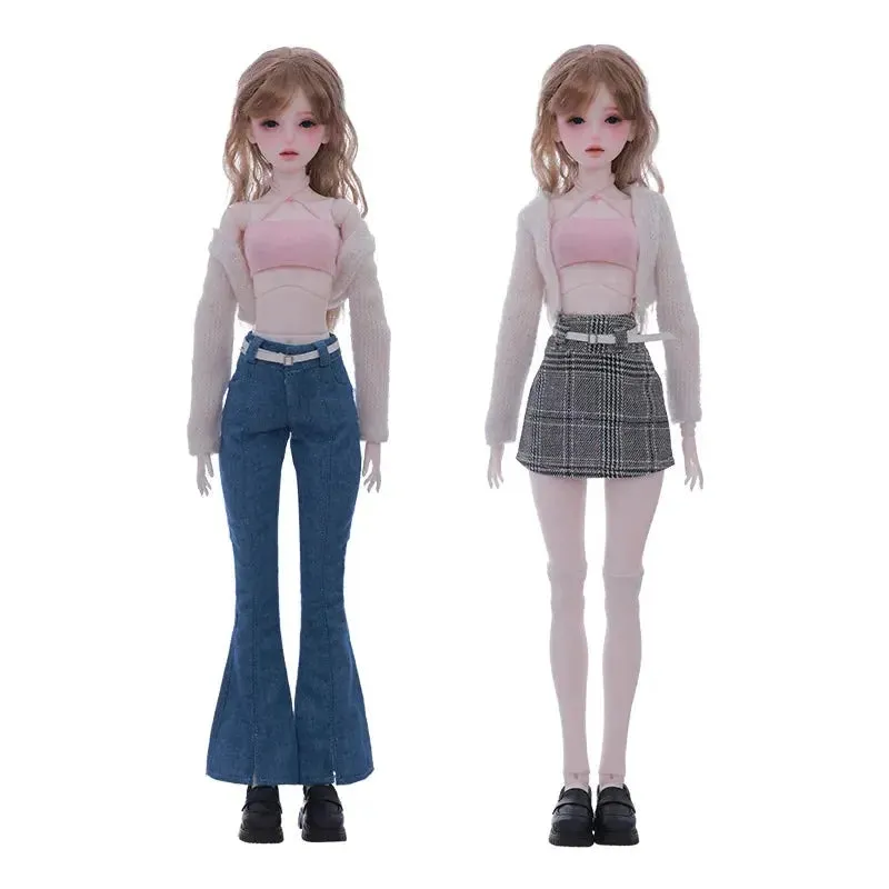 1/4 Luna BJD Doll - Korean Girl Group Model with Movable Joints & Professional Faceup