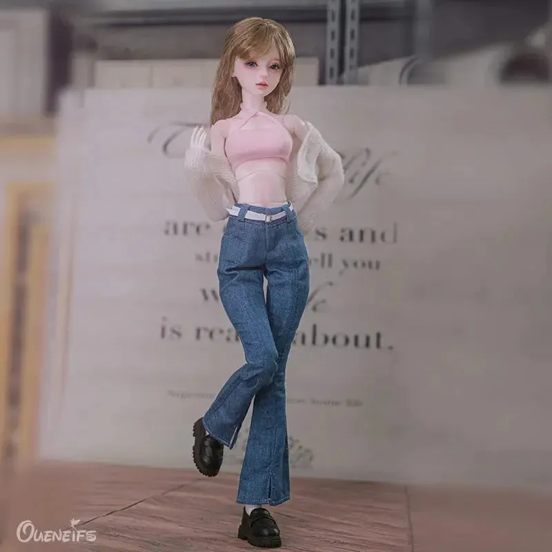 1/4 Luna BJD Doll - Korean Girl Group Model with Movable Joints & Professional Faceup