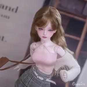 1/4 Luna BJD Doll - Korean Girl Group Model with Movable Joints & Professional Faceup