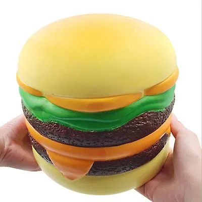 19cm*19*19cm Oversized cheeseburger Squishy Slow rebound Decompression vent toys for kids,adult AZ11771