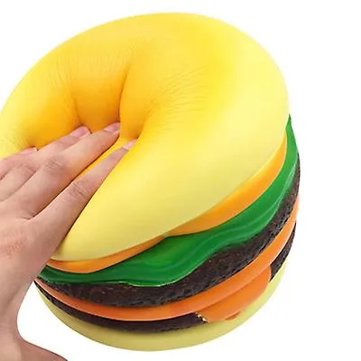 19cm*19*19cm Oversized cheeseburger Squishy Slow rebound Decompression vent toys for kids,adult AZ11771