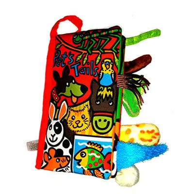 4Patterns Animal Style Baby Toys Hot New Infant Kids Early Development Cloth Books Learning Education Unfolding Activity Books