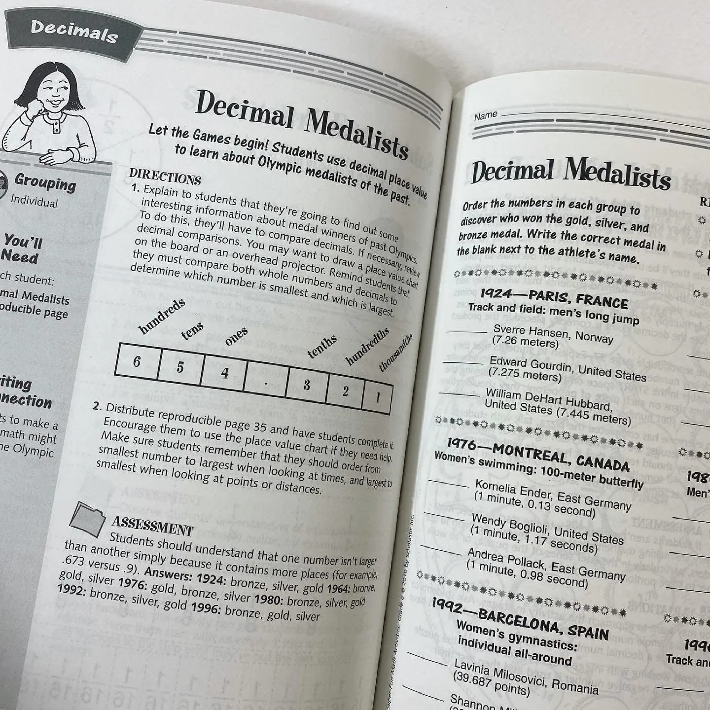 50  Super Fun Math Activities - Grade 6