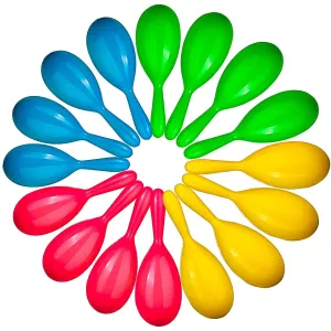 Add Life To The Party! 24 Neon Maracas, Adorable Party Favors, Noisemaker For Birthday