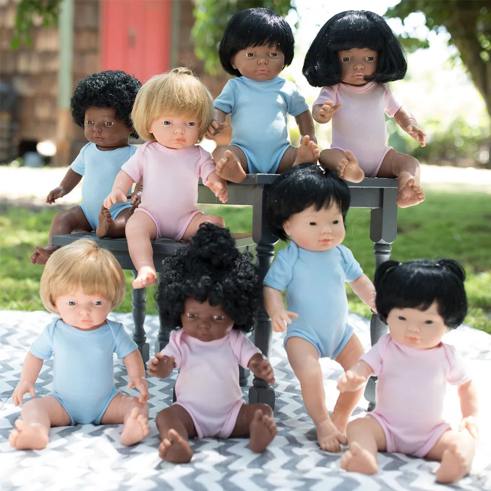 Anatomically Correct Baby Doll with Hair - Indian Boy