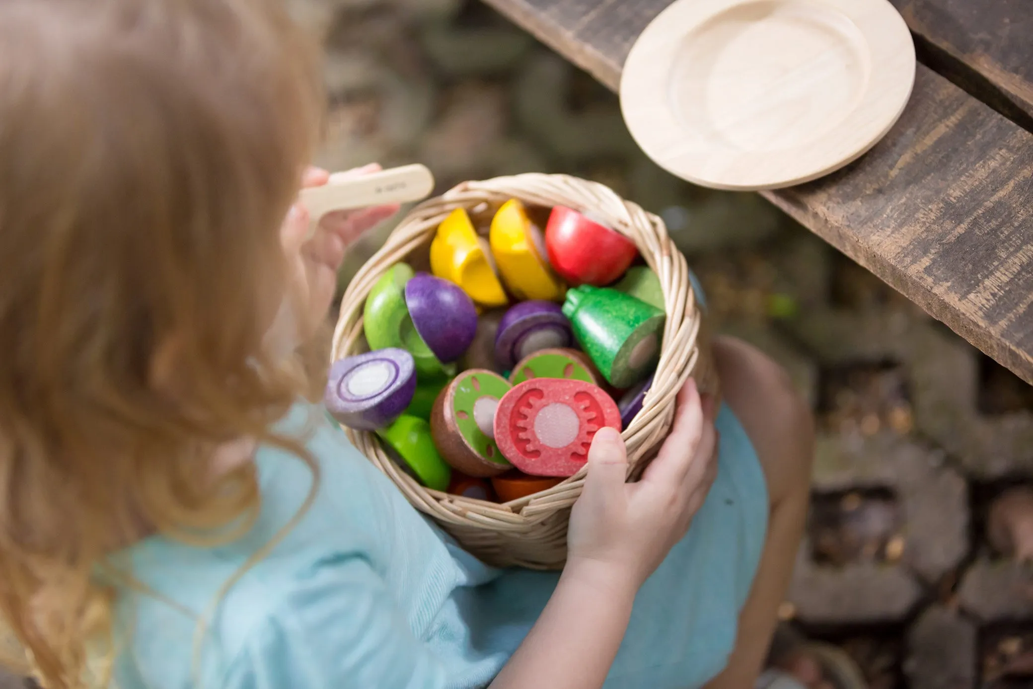 Assorted Fruit & Vegetable<br> Plan Toys