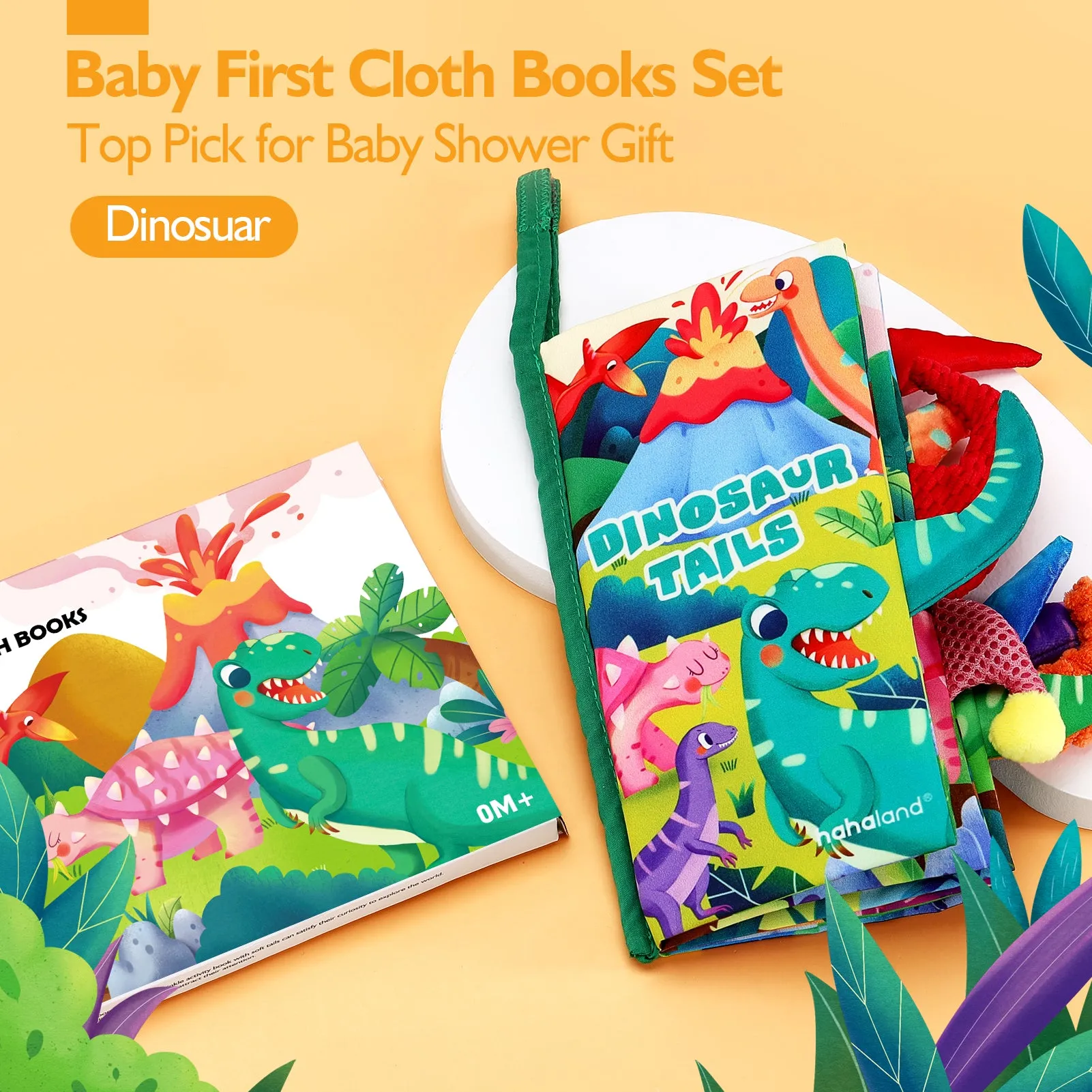 Baby Books 0-6 Months Tummy Time Toys