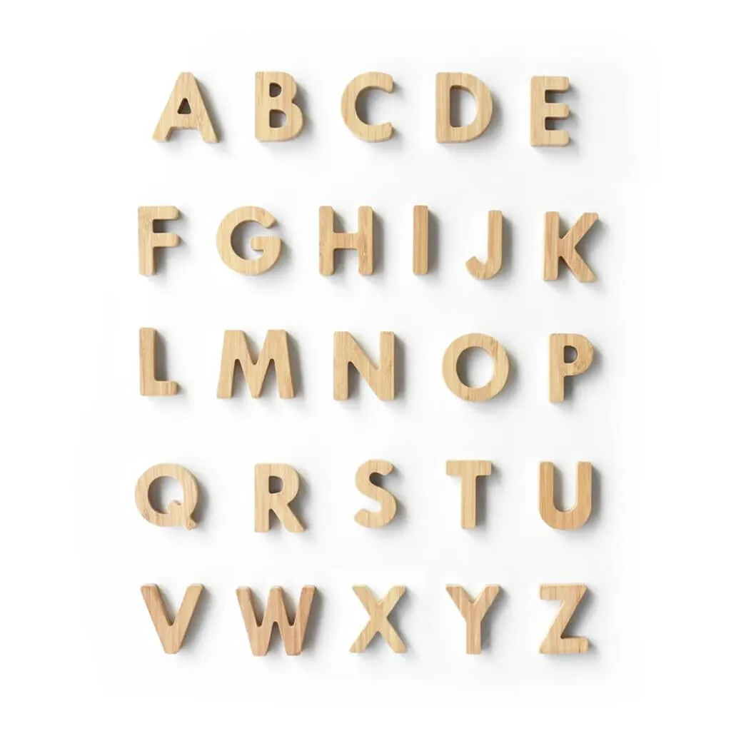 Bamboo Alphabet