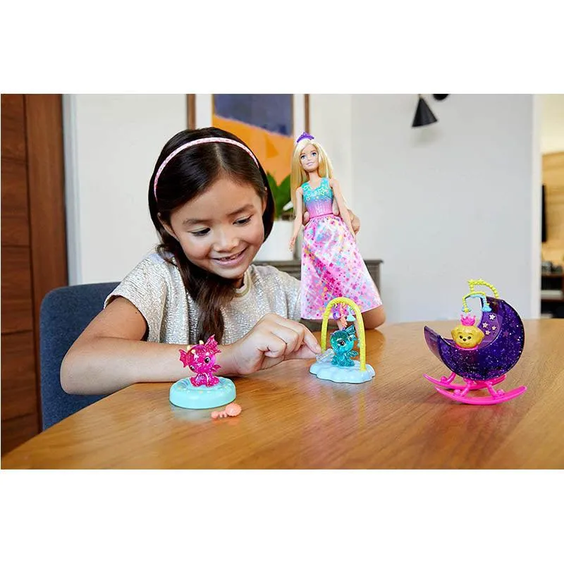 Barbie Dreamtopia Dragon Nursery Playset with Princess Doll and Accessories