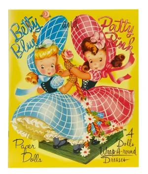 Betsy Blue and Patty Pink Paper Doll