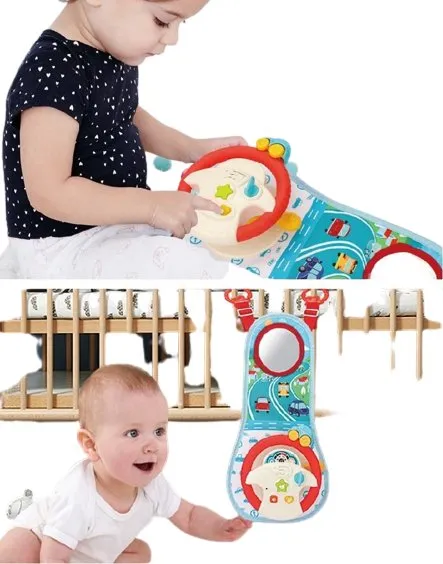 Car Seat & Steering Wheel Educational Toy For Kids