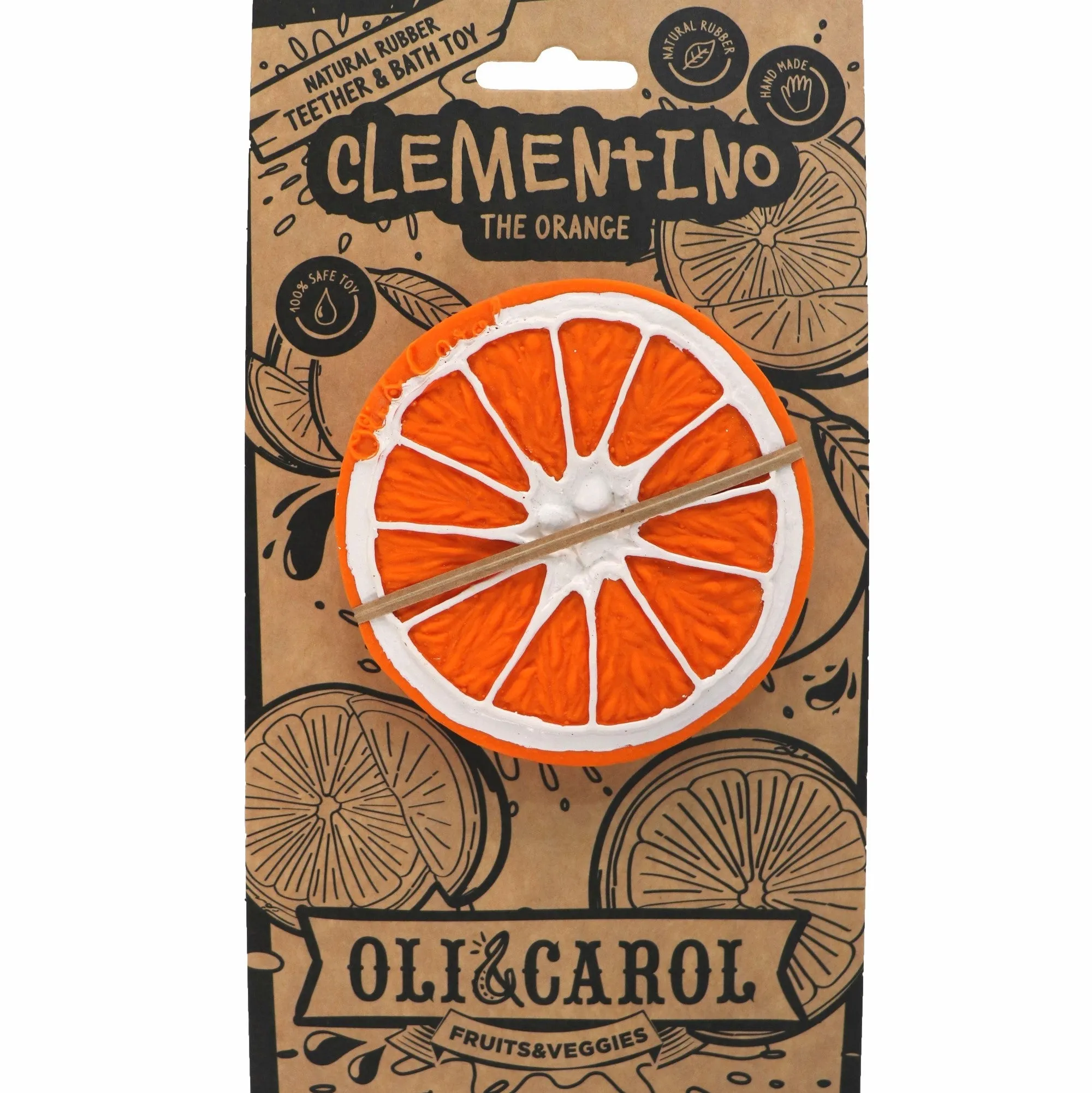 Clementino the Orange Teether