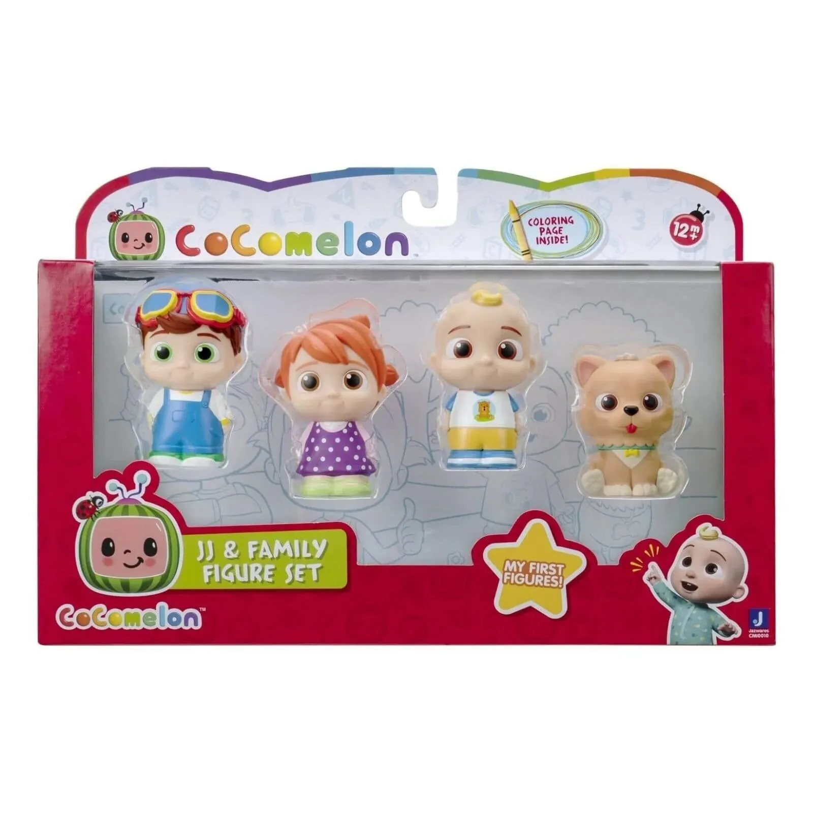 CoComelon  JJ and Family Figure Set 4 pcs