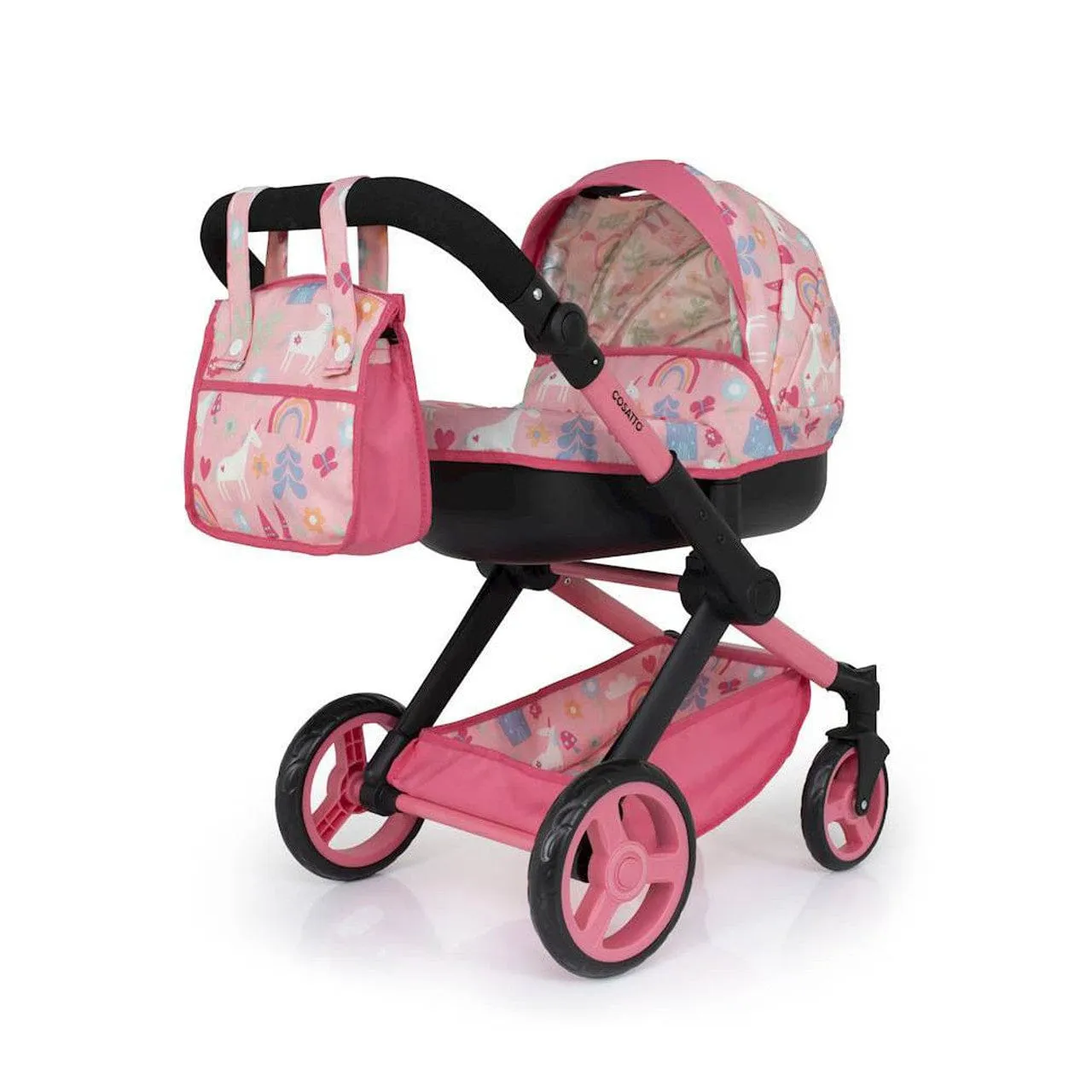 Cosatto Mini Wow Continental Dolls Pram in Unicorn