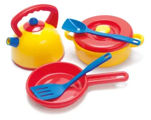 Dantoy Classic-Kettle And Pot Set In Net