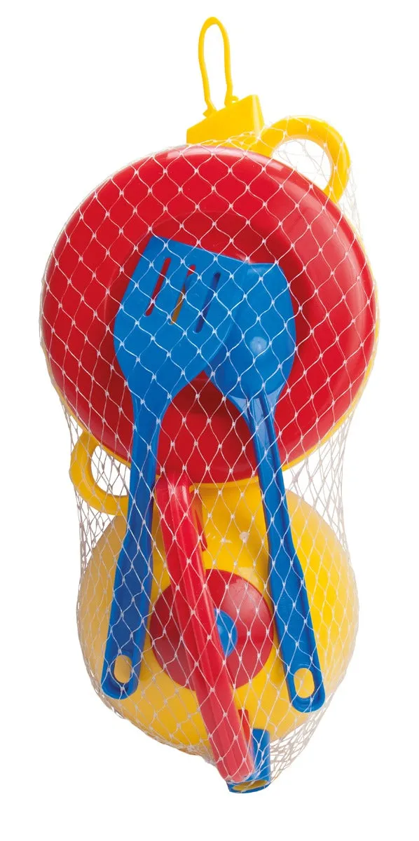 Dantoy Classic-Kettle And Pot Set In Net