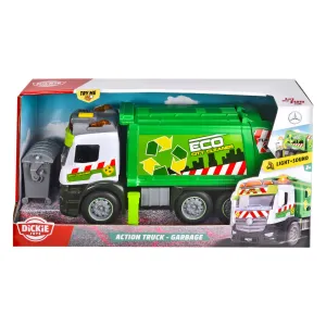Dickie Toys Action -Garbage Truck Vehicle - Light and Sound