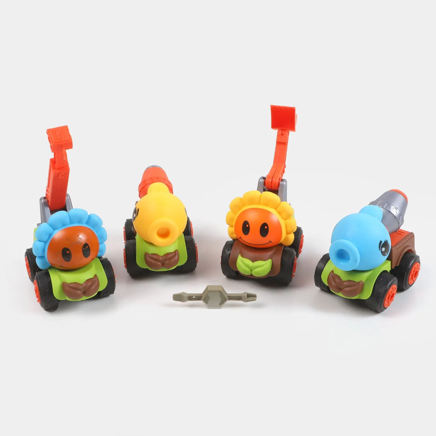 Disassembly Construction Truck Toys 4PCs Play Set For Kids