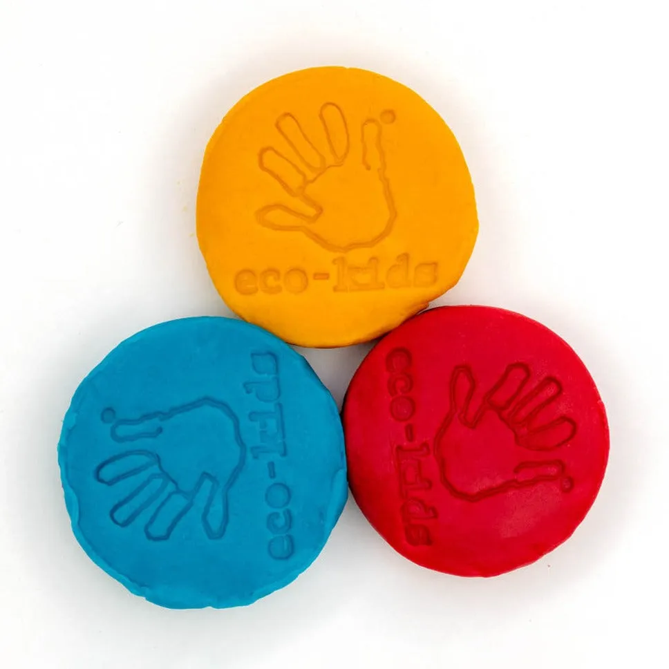 Eco-Kids - Ensemble de Pâte à Modeler - Couleurs Primaires||Eco-Kids - Pack of Eco-Dough