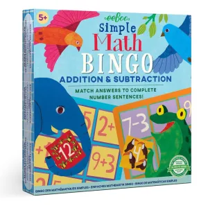 Eeboo Simple Math Bingo