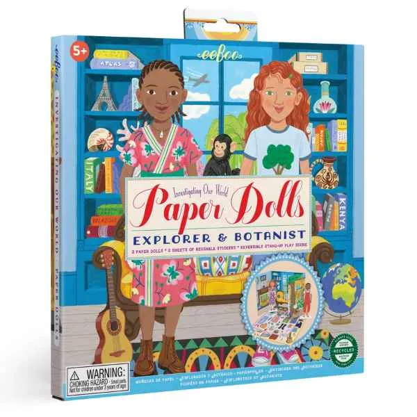 Explorer & Botanist Paper Doll Set