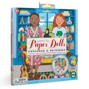 Explorer & Botanist Paper Doll Set