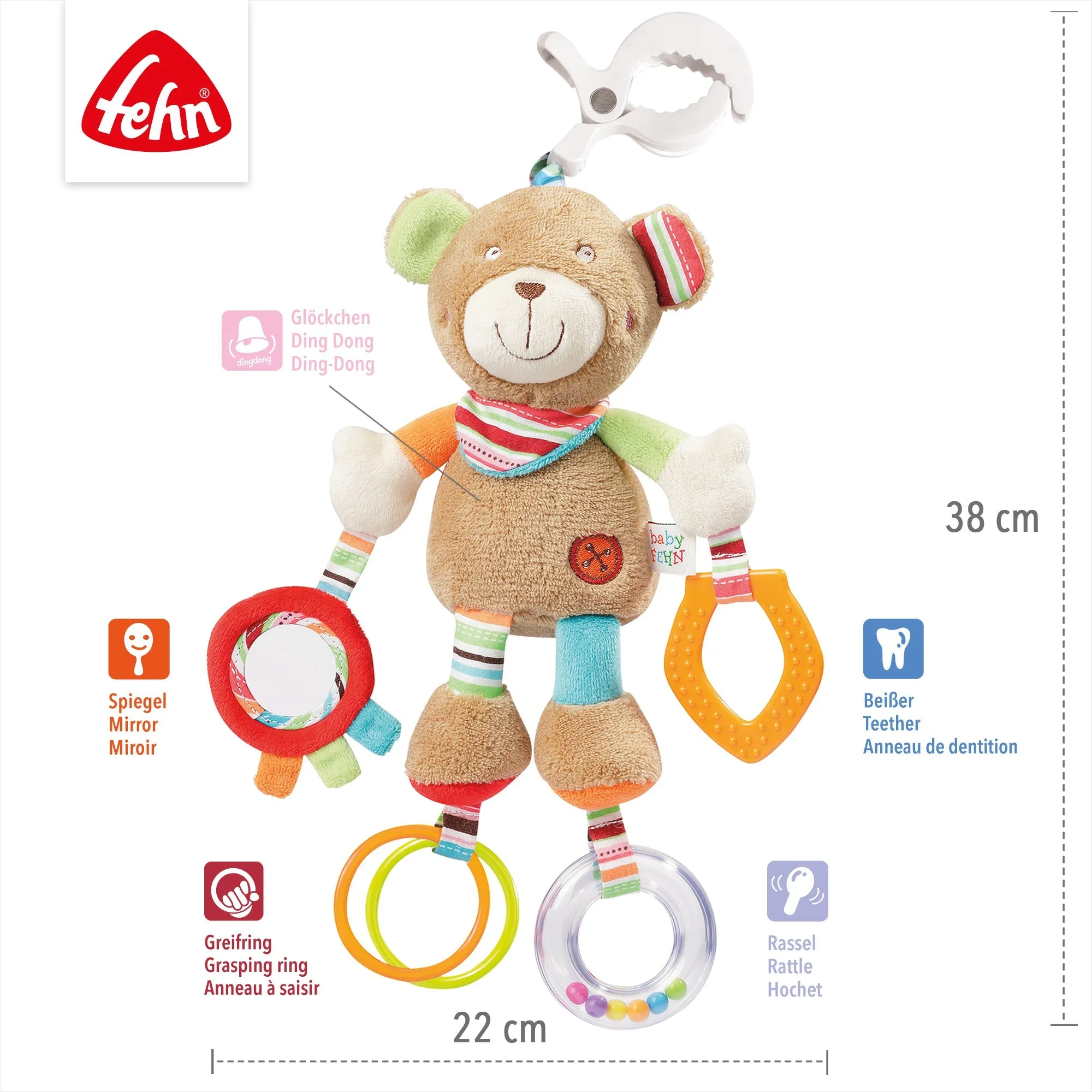 Fehn Activity Teddy with clamp