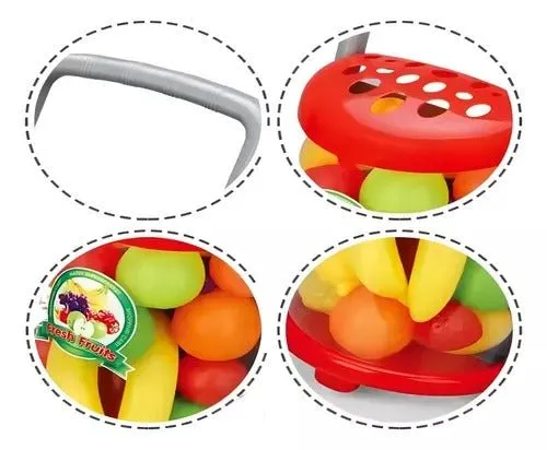 Fruit Shopping Cart Playset