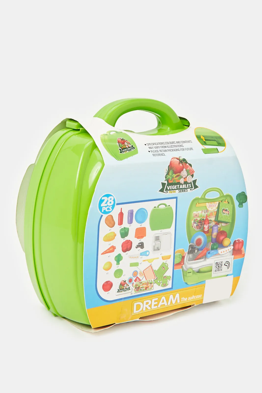 Girls Green Vege Table Toy