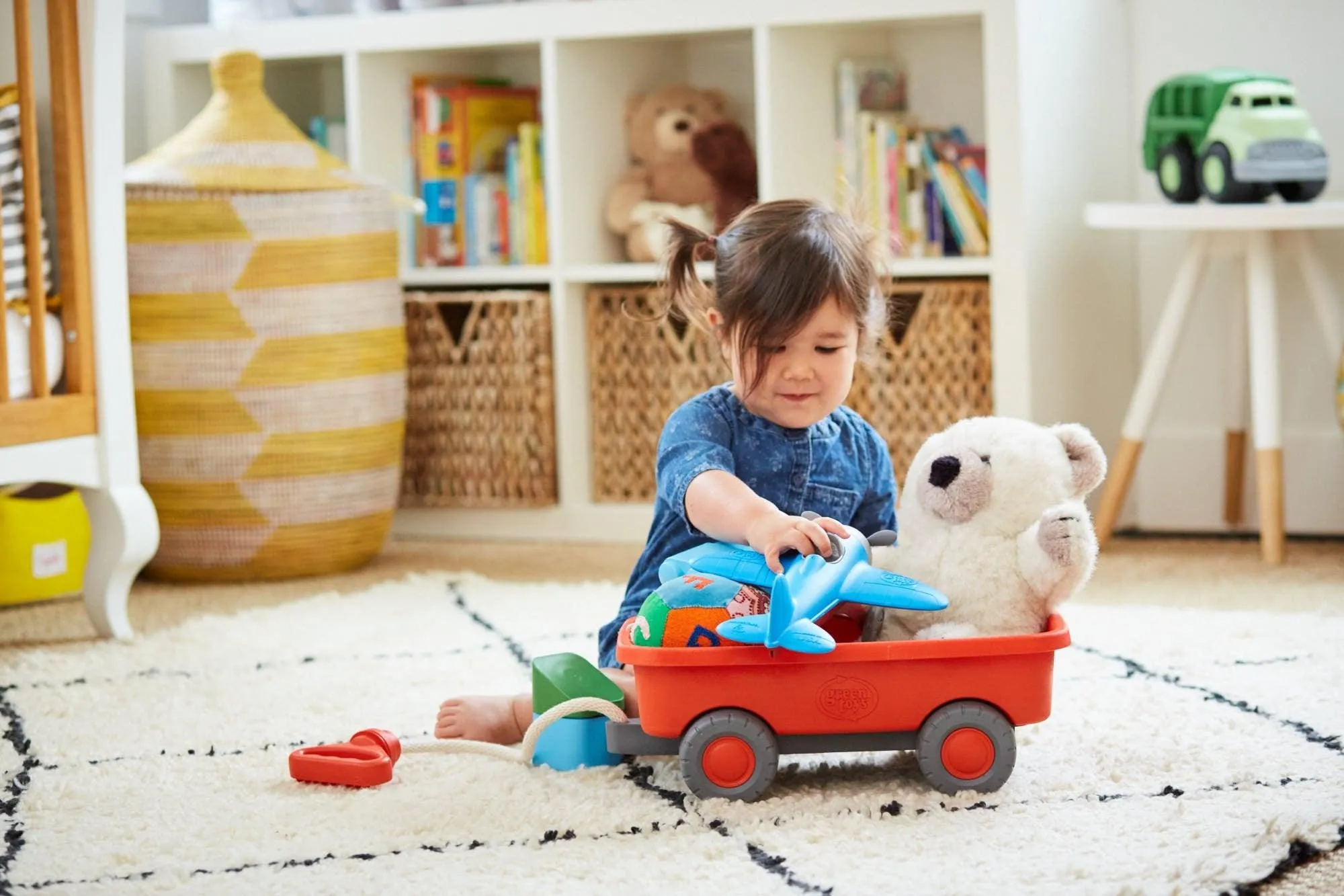 Green Toys - Orange Toy Wagon