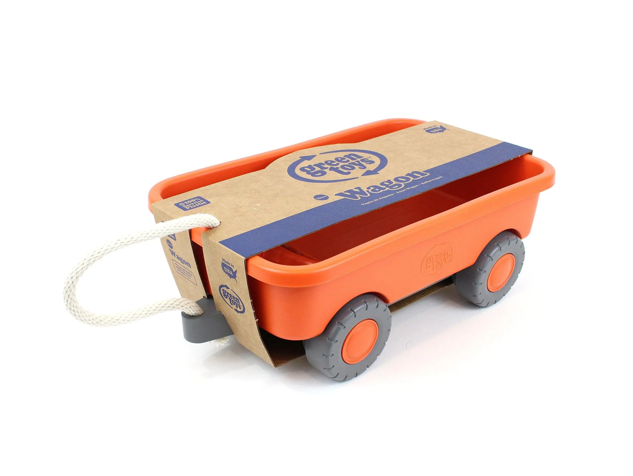 Green Toys - Orange Toy Wagon