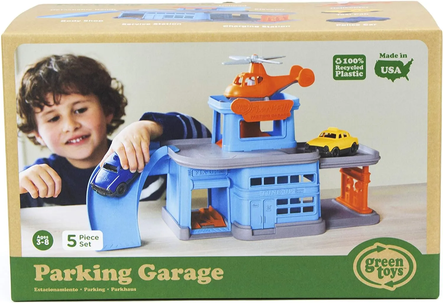 Green Toys Parking Garage