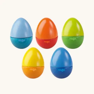 HABA Wooden Musical Eggs - Set of 5