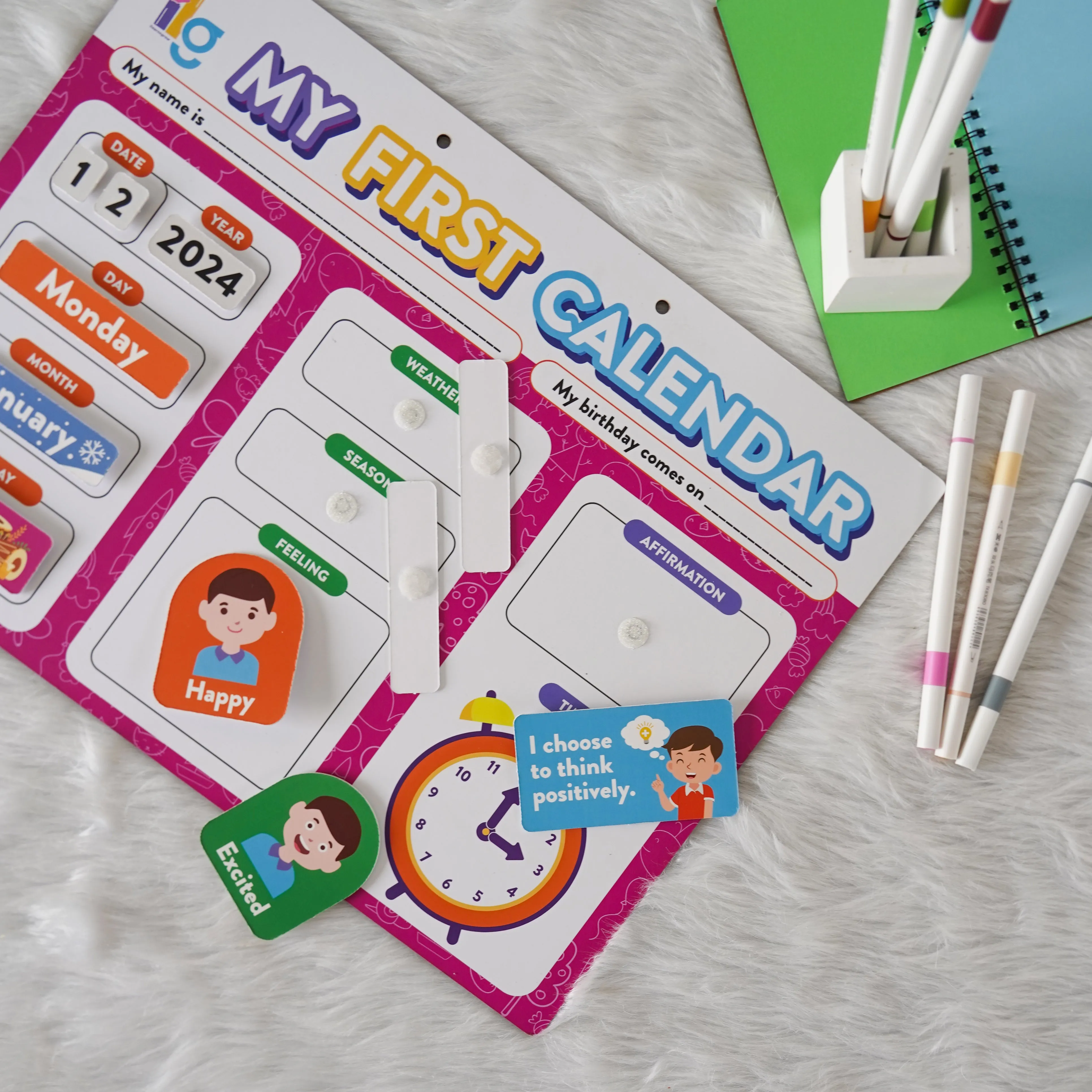 iLearnNgrow My First Home Calendar