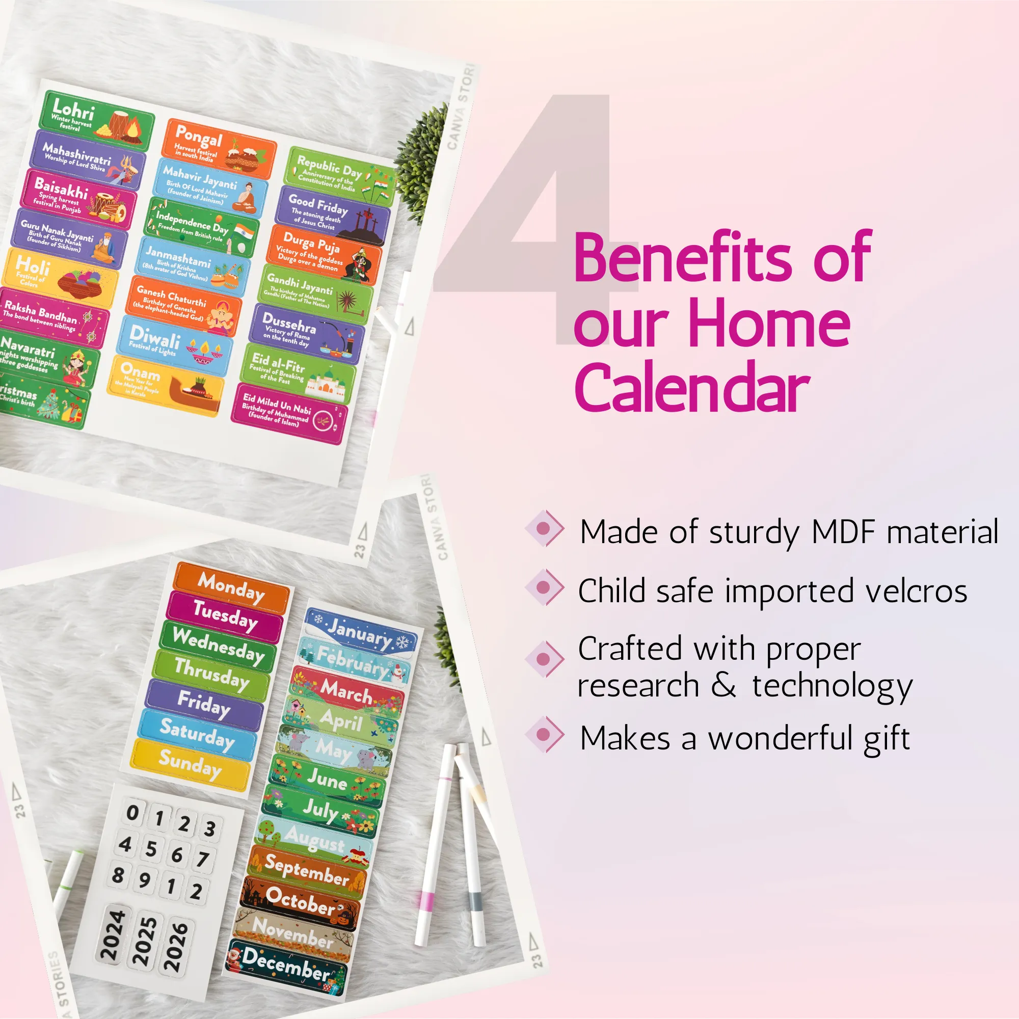 iLearnNgrow My First Home Calendar