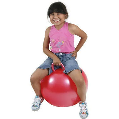 Inflatable Kids Pink Hippity Hop Hopper Hopping Bouncing Bounce Bouncer Ball Toy