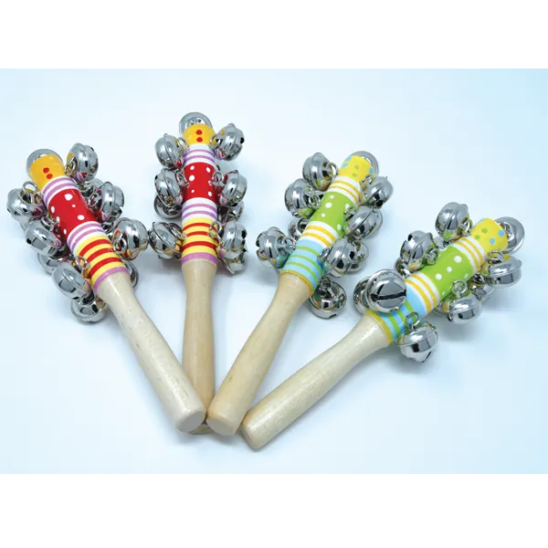 Jingle Sticks Wooden Bell Instrument