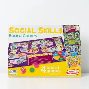 Junior Learning Social Skills Board Game 4-in-1