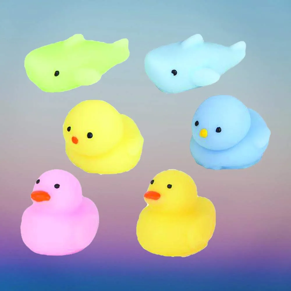 Kicko Squishy Stretchy Animals - Pack of 12, 1.5 Assorted Squeezable Rubber Animals