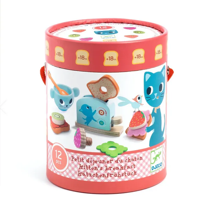 Kitten's Breakfast Play Set