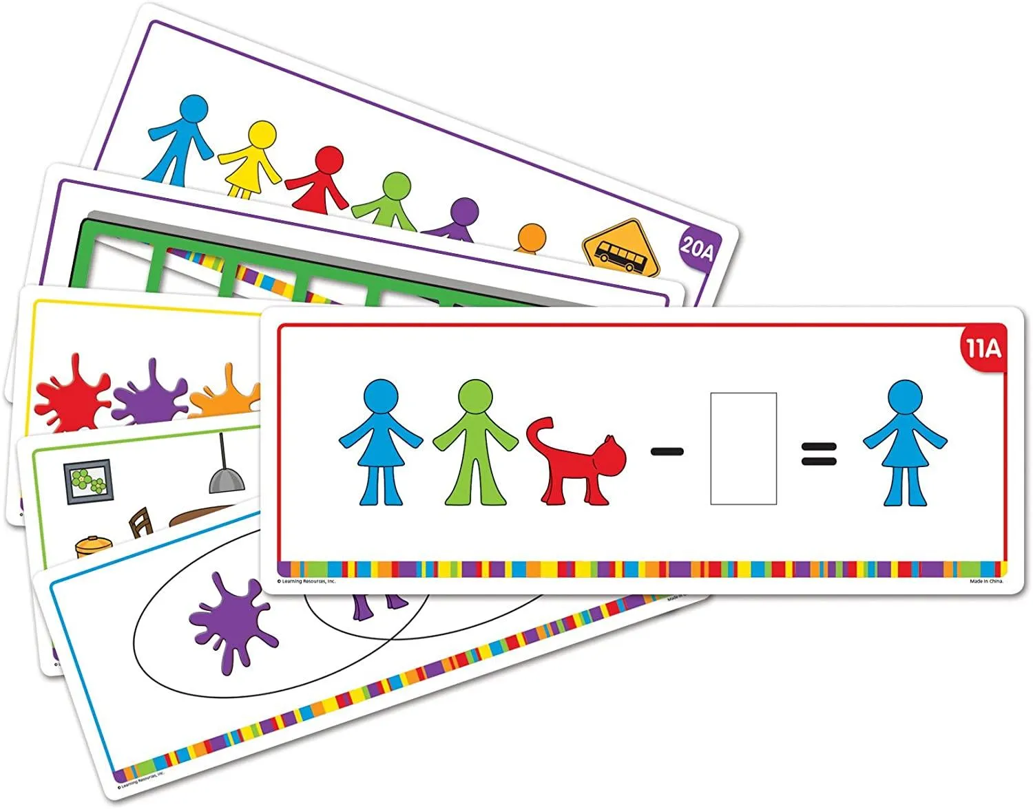 Learning Resources All About Me Family Counters Activity Cards Multicolor