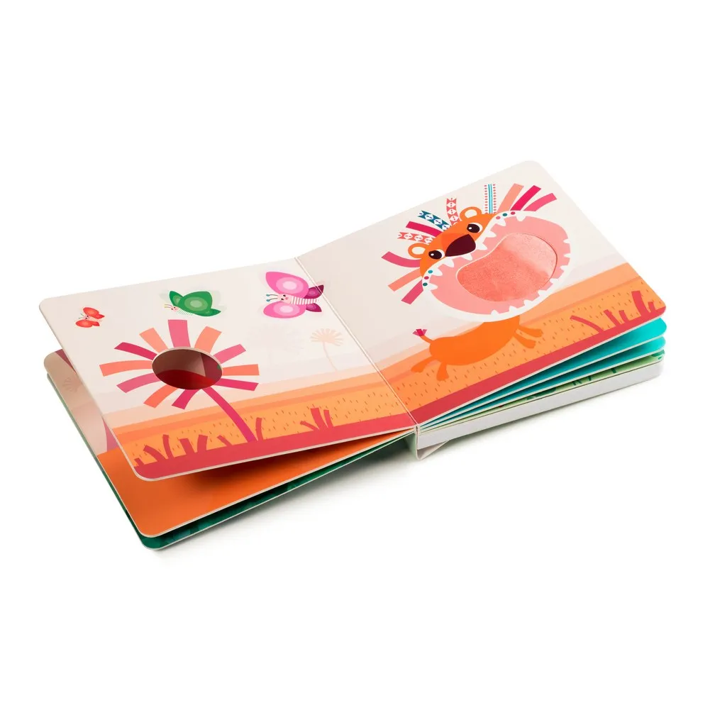 Lilliputiens Jungle Jam Touch and Sound Book