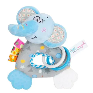 Little Angel Baby Rattles Animal (Blue)