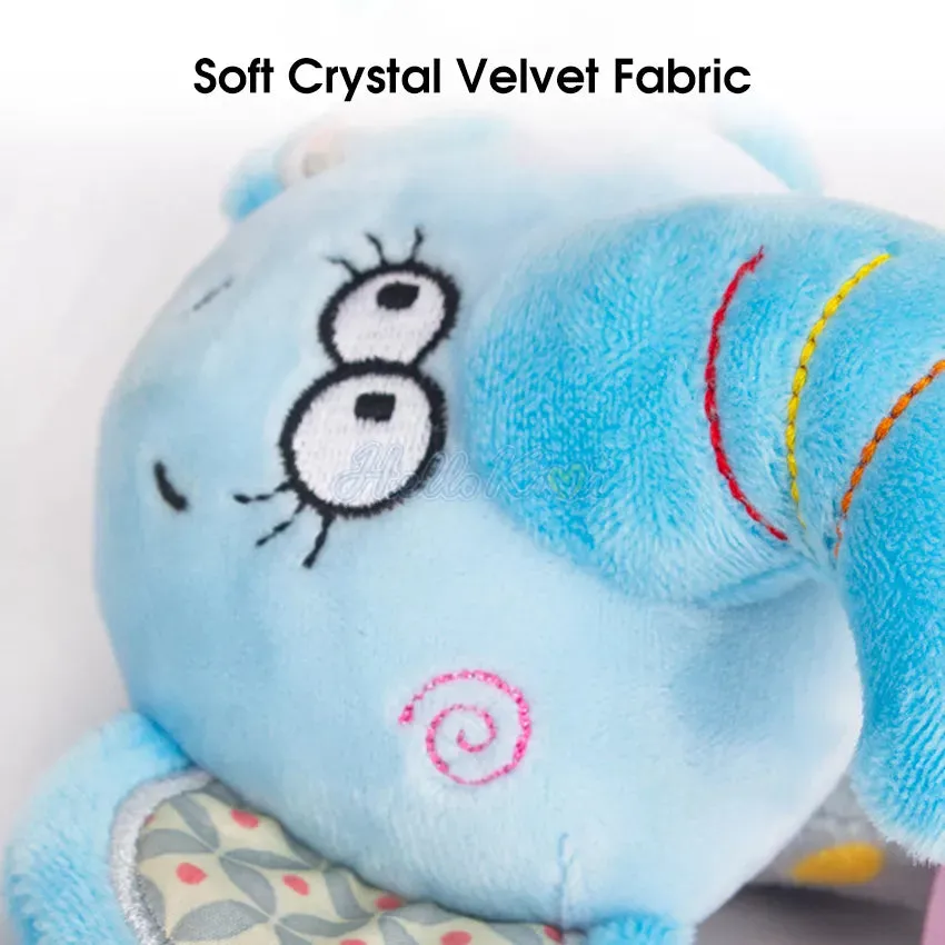 Little Angel Baby Rattles Animal (Blue)