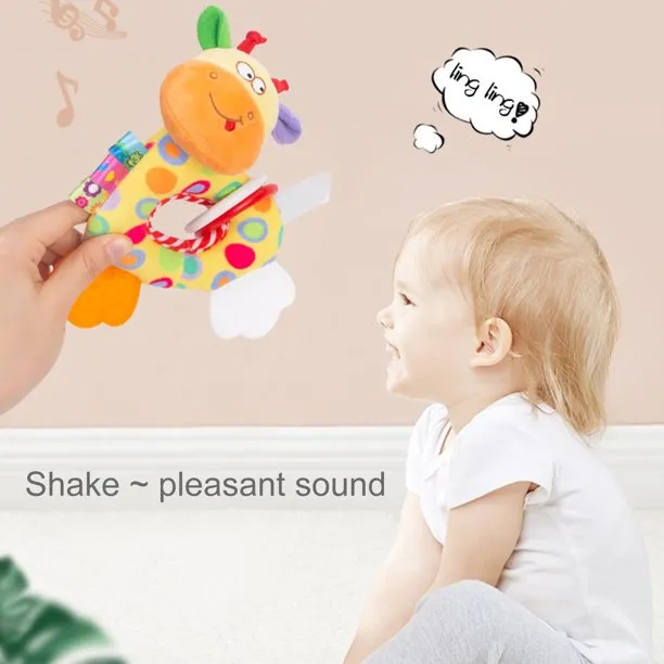 Little Angel Baby Rattles Animal (Yellow)